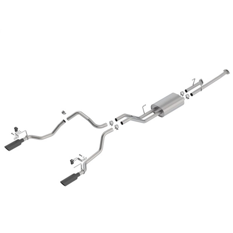 BORLA | Touring Cat-Back™ Exhaust System - Tundra 4.0L / 4.6L / 5.7L 2014-2021