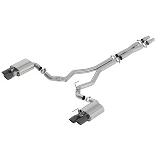 BORLA | ATAK® Cat-Back™ Exhaust System w/ Valves - Mustang 5.0L 2018-2023