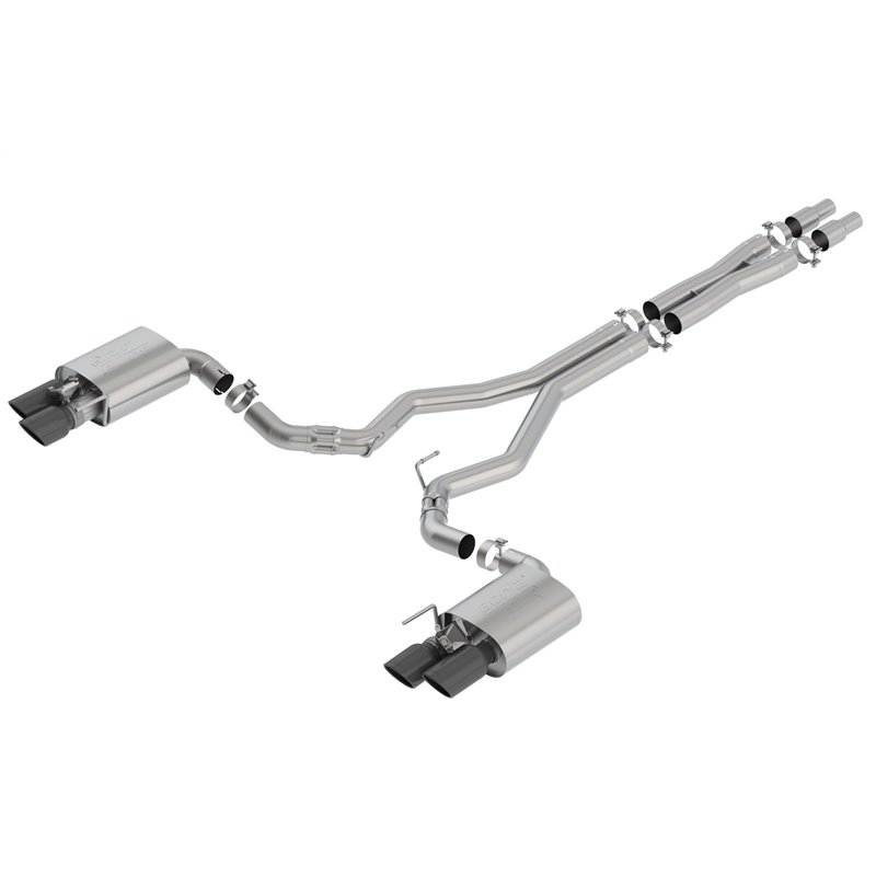 BORLA | ATAK® Cat-Back™ Exhaust System w/ Valves - Mustang 5.0L 2018-2023