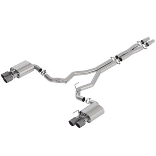 BORLA | ATAK® Cat-Back™ Exhaust System w/ Valves - Mustang 5.0L 2018-2023