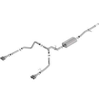 BORLA | Cat-Back™ Exhaust System - Silverado / Sierra 1500 5.3L 2019-2024