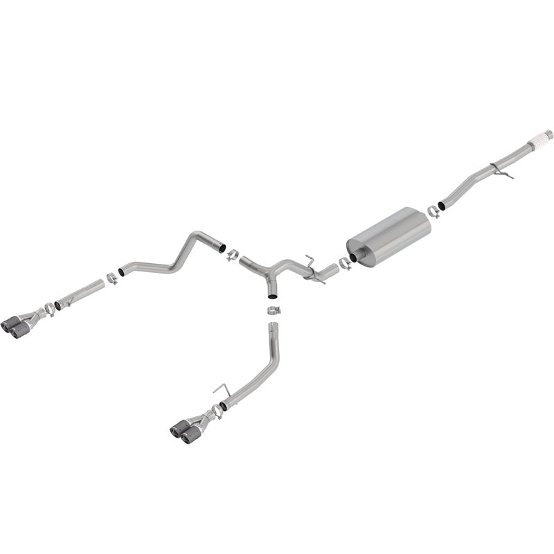 BORLA | Cat-Back™ Exhaust System - Silverado / Sierra 1500 5.3L 2019-2024