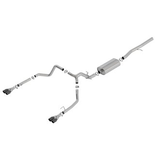 BORLA | Touring Cat-Back™ Exhaust System - Silverado / Sierra 1500 / Limited 6.2L 2019-2023