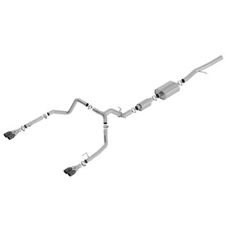 BORLA | S-Type Cat-Back™ Exhaust System - Silverado / Sierra 1500 / Limited 6.2L 2019-2023