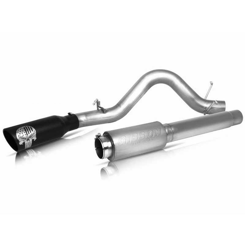 Gibson | Patriot Skull Cat-Back Single Exhaust Stainless