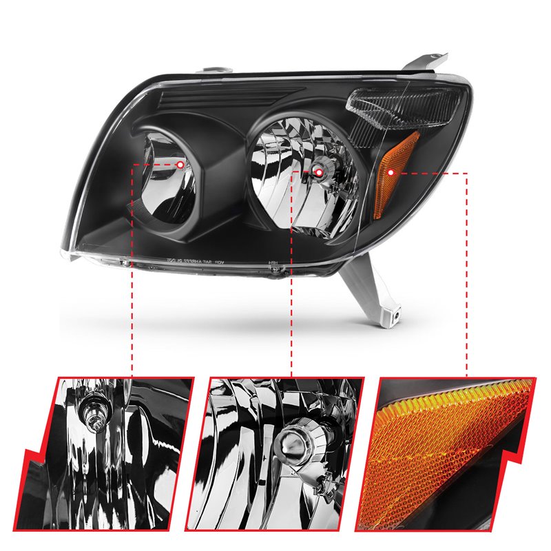 ANZO | Crystal Headlight Set - 4Runner 4.0L / 4.7L 2003-2005