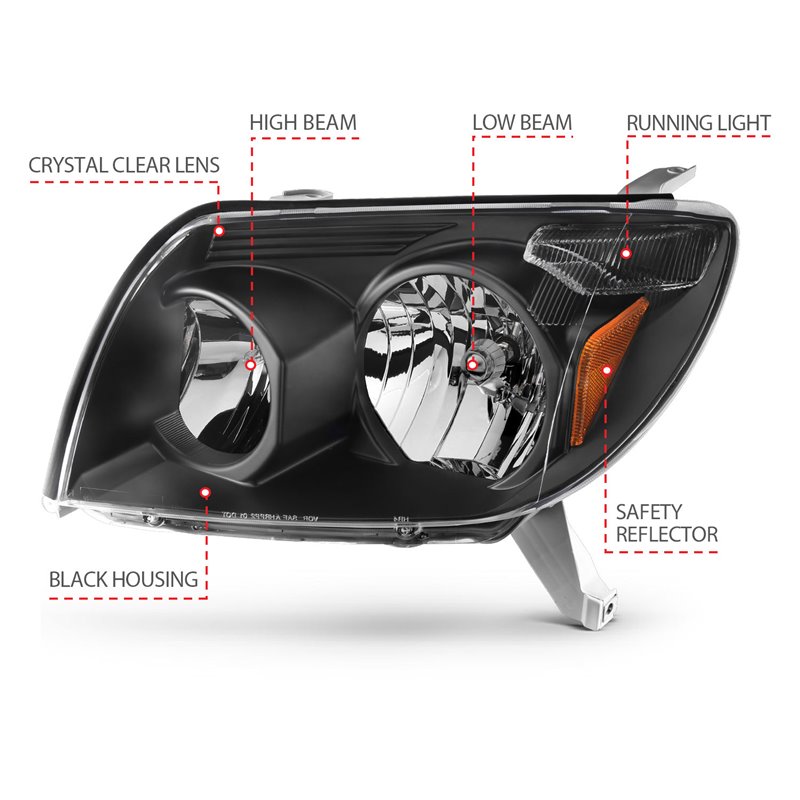 ANZO | Crystal Headlight Set - 4Runner 4.0L / 4.7L 2003-2005