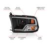 ANZO | Projector Headlight Set w/Halo - Ram 1500 / Classic / 2500 / 3500 2009-2023