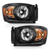 ANZO | Crystal Headlight Set - Ram 1500 / 2500 / 3500 2006-2009
