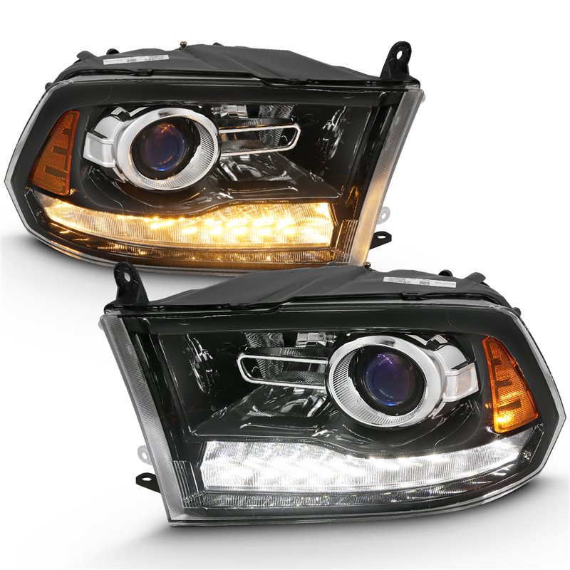 ANZO | Projector Headlight Set w/Halo - Ram 1500 / Classic / 2500 / 3500 2009-2023