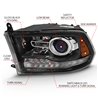 ANZO | Projector Headlight Set w/Halo - Ram 1500 / Classic / 2500 / 3500 2009-2023