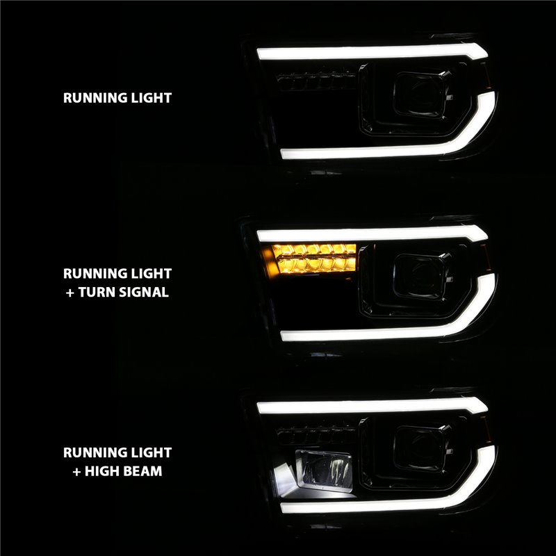 ANZO | Projector Headlight Set - Sequoia / Tundra 2007-2017