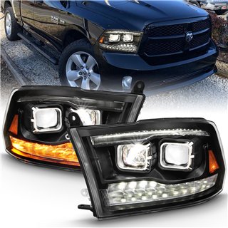 ANZO | LED Projector Headlight - Ram 1500 / Classic / 2500 / 3500 2009-2023