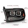 ANZO | LED Projector Headlight - Ram 1500 / Classic / 2500 / 3500 2009-2023