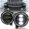 ANZO | LED Projector Headlight - Gladiator / Wrangler (JL) 2018-2023