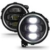 ANZO | LED Projector Headlight - Gladiator / Wrangler (JL) 2018-2023