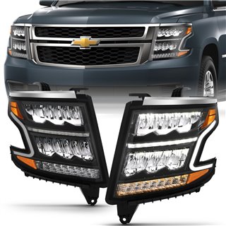 ANZO | LED Crystal Headlight - Suburban / Tahoe 5.3L / 6.2L 2015-2020
