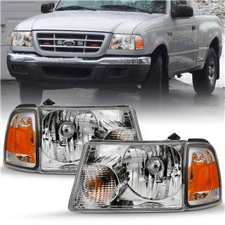 ANZO | Crystal Headlight Set - Ranger 2001-2011
