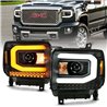 ANZO | Projector Headlight Set - Sierra 1500 / 2500 HD / 3500 HD / SLE 2014-2019