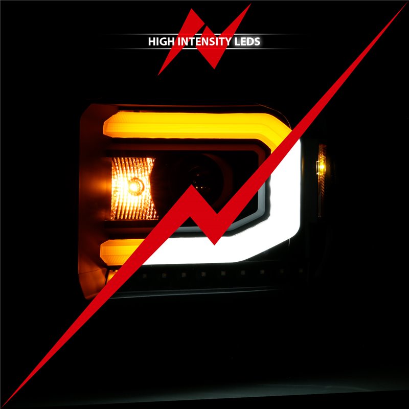 ANZO | Projector Headlight Set - Sierra 1500 / 2500 HD / 3500 HD / SLE 2014-2019