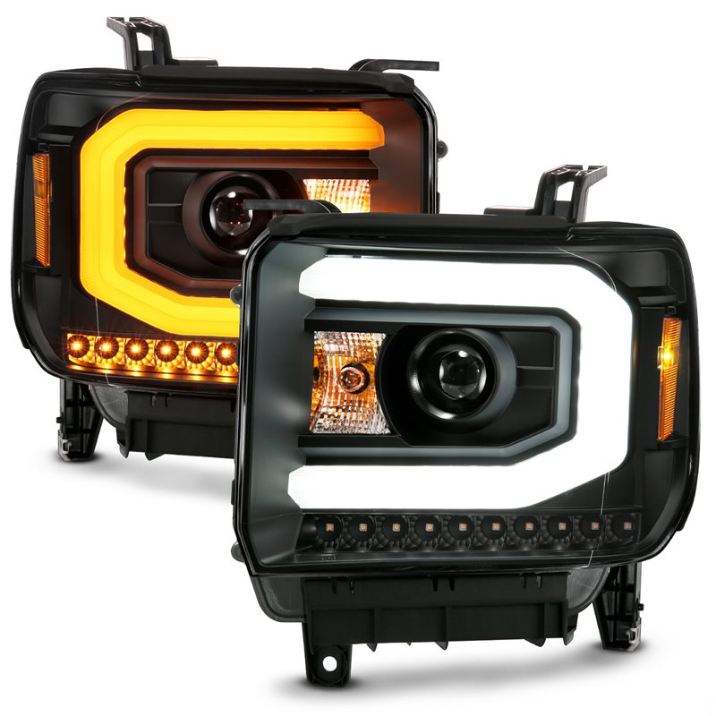 ANZO | Projector Headlight Set - Sierra 1500 / 2500 HD / 3500 HD / SLE 2014-2019