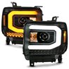 ANZO | Projector Headlight Set - Sierra 1500 / 2500 HD / 3500 HD / SLE 2014-2019