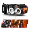 ANZO | Projector Headlight Set w/Halo - Ram 1500 / 2500 / 3500 2002-2005