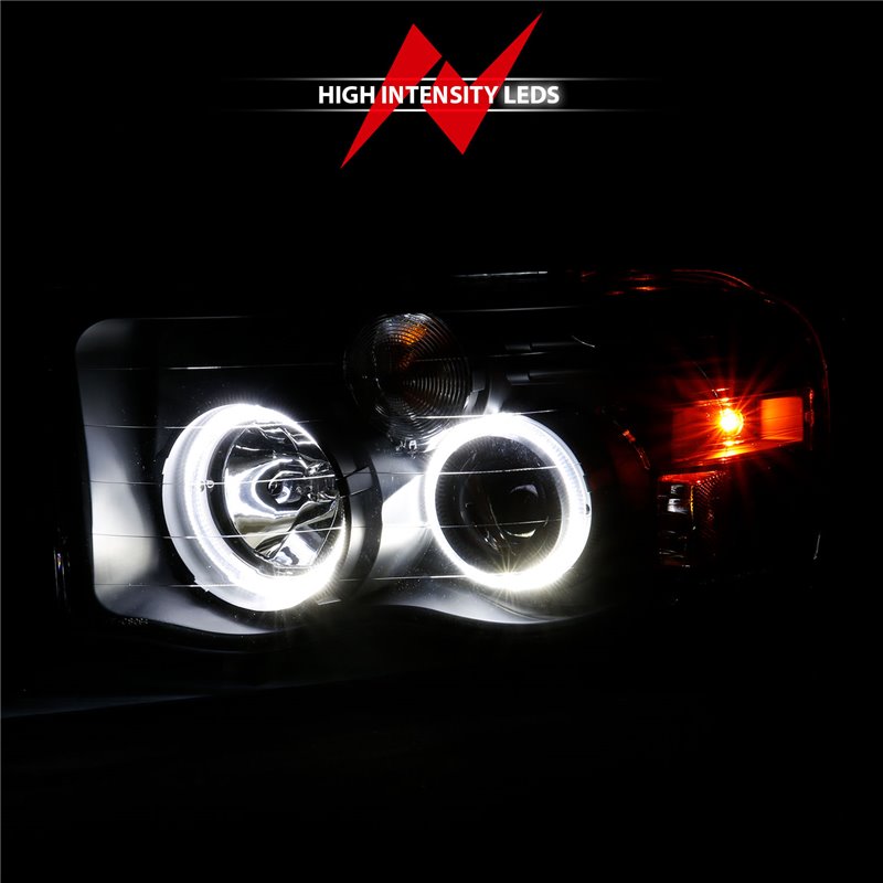 ANZO | Projector Headlight Set w/Halo - Ram 1500 / 2500 / 3500 2002-2005