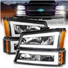 ANZO | Crystal Headlight Set - Chevrolet 2003-2007