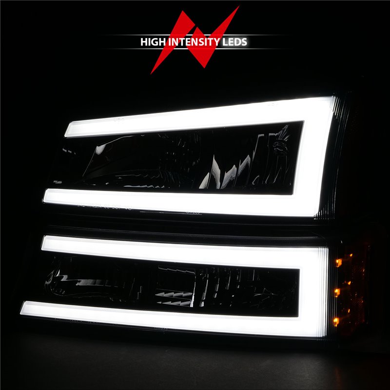 ANZO | Crystal Headlight Set - Chevrolet 2003-2007