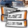ANZO | Crystal Headlight Set - Chevrolet 2003-2007