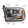ANZO | Crystal Headlight Set - Ram 1500 / Classic / 2500 / 3500 2009-2023