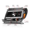 ANZO | Projector Headlight Set - Tacoma 2.7L / 4.0L 2005-2011