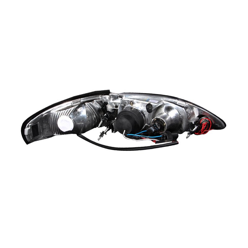 ANZO | Projector Headlight Set w/Halo - Mustang 1994-1998