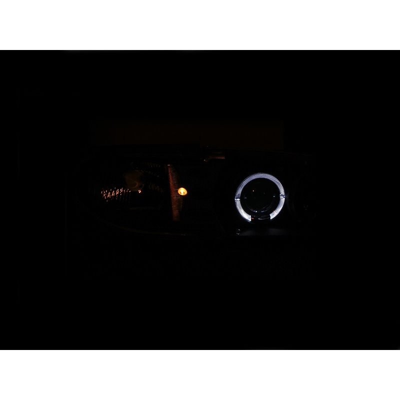 ANZO | Projector Headlight Set w/Halo - Mustang 1994-1998