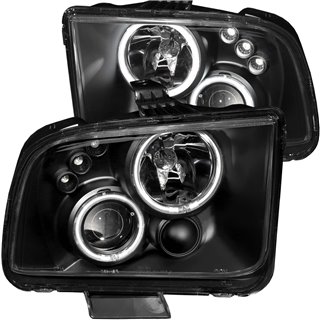 ANZO | Projector Headlight Set w/Halo - Mustang 4.0L / 4.6L / 5.4L 2005-2009