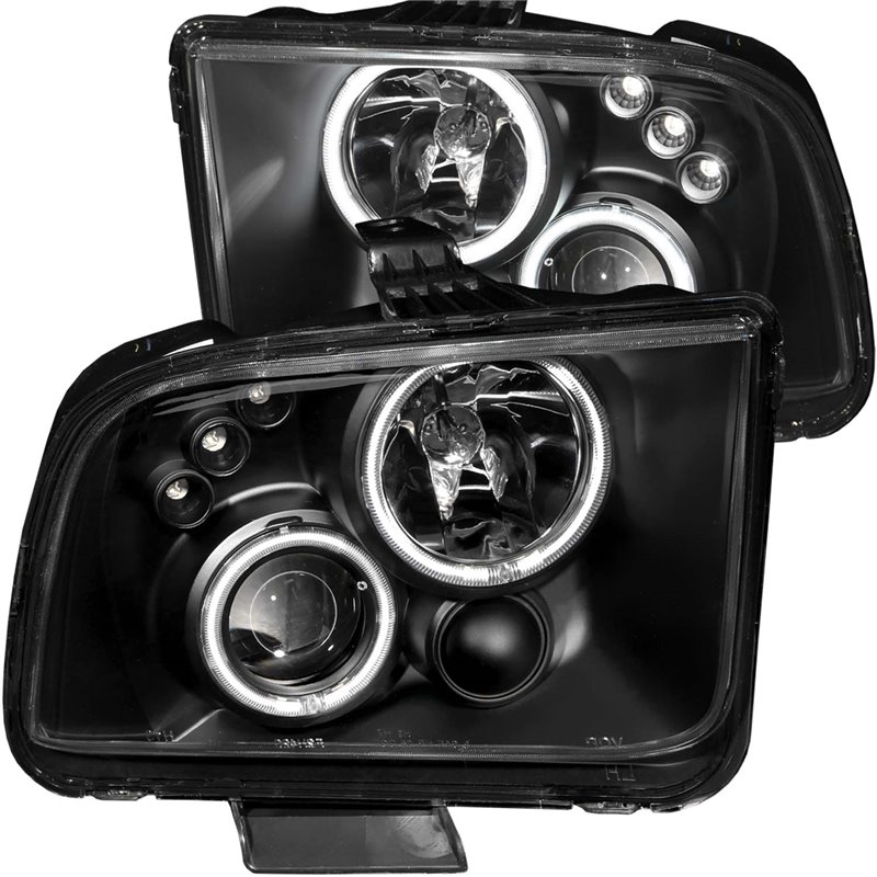 ANZO | Projector Headlight Set w/Halo - Mustang 4.0L / 4.6L / 5.4L 2005-2009