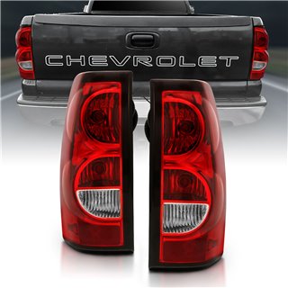 ANZO | Tail Light Assembly - Chevrolet 2004-2007