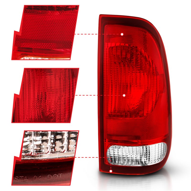 ANZO | Tail Light Assembly - F-150 / F-250 / F-350 2000-2007