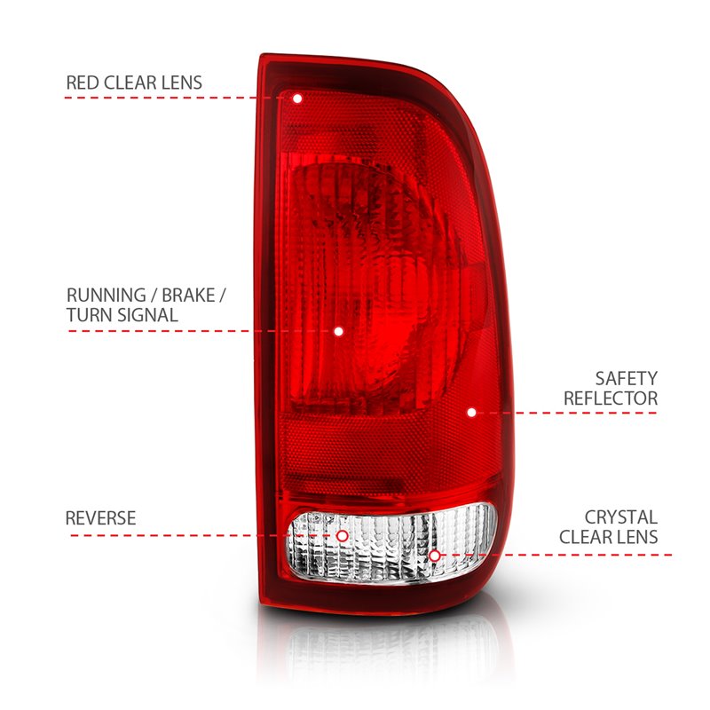 ANZO | Tail Light Assembly - F-150 / F-250 / F-350 2000-2007