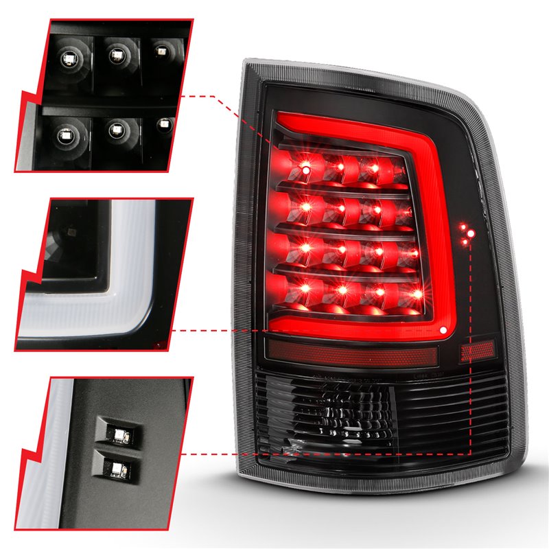ANZO | Tail Light Assembly - Ram 1500 / Classic / 2500 / 3500 2009-2023