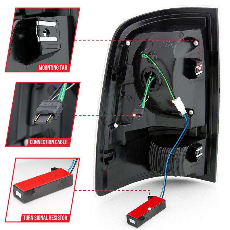 ANZO | Tail Light Assembly - Ram 1500 / Classic / 2500 / 3500 2009-2023