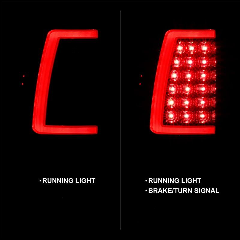 ANZO | Tail Light Assembly - Chevrolet / GMC 2000-2007