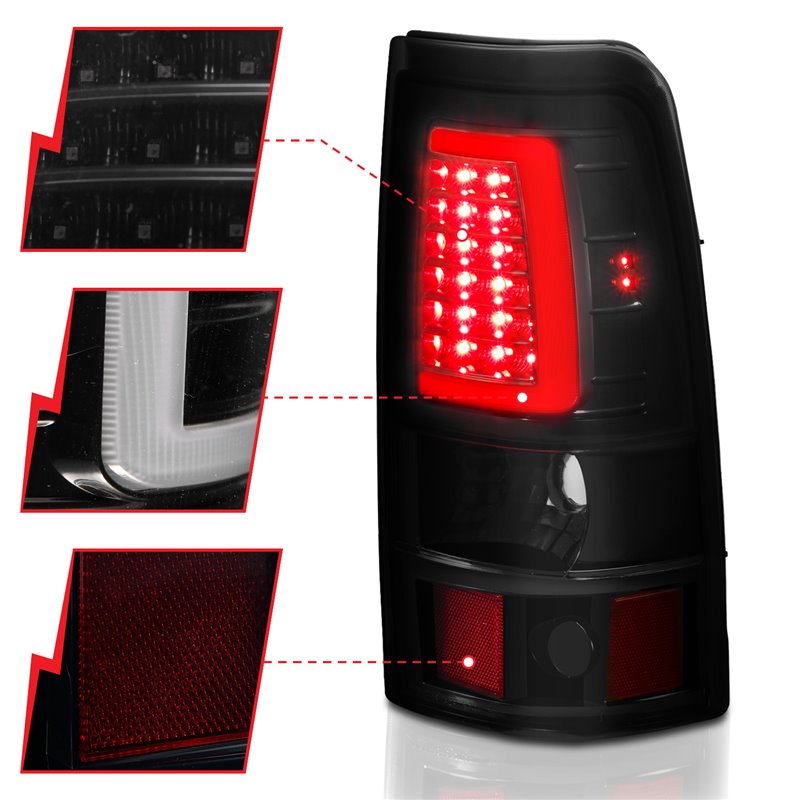 ANZO | Tail Light Assembly - Silverado 1500 / Classic / 2500 HD 2003-2007
