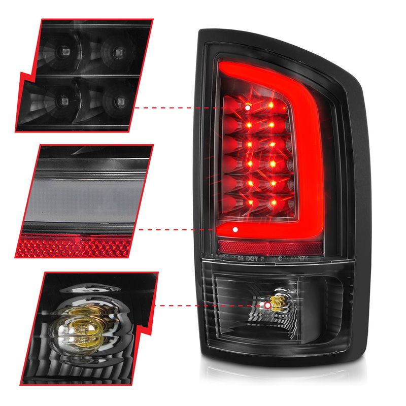 ANZO | Tail Light Assembly - Ram 1500 / 2500 / 3500 2002-2006