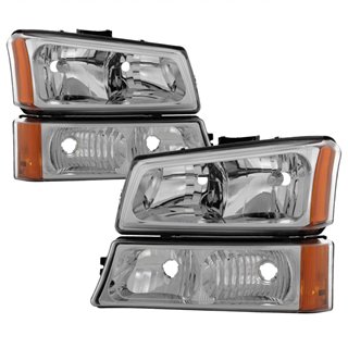 SPYDER | Crystal Headlights/Bumper Lights - Chevrolet 2005-2007