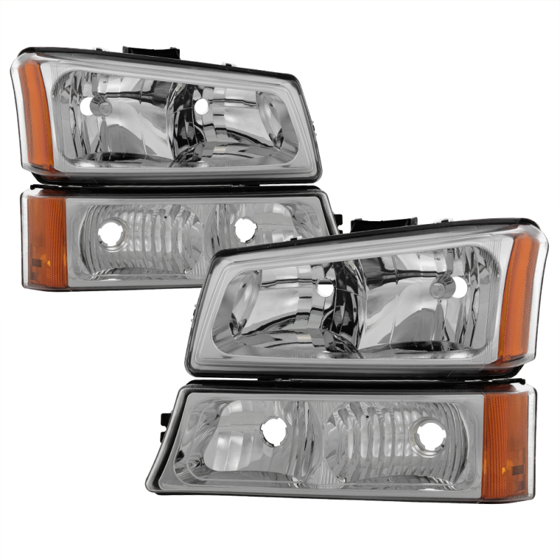 SPYDER | Crystal Headlights/Bumper Lights - Chevrolet 2005-2007