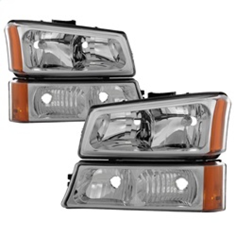 SPYDER | Crystal Headlights/Bumper Lights - Chevrolet 2005-2007