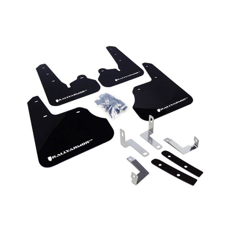 RallyArmor | Mud flap White logo - Impreza Sedan / Hatch 2012-2016