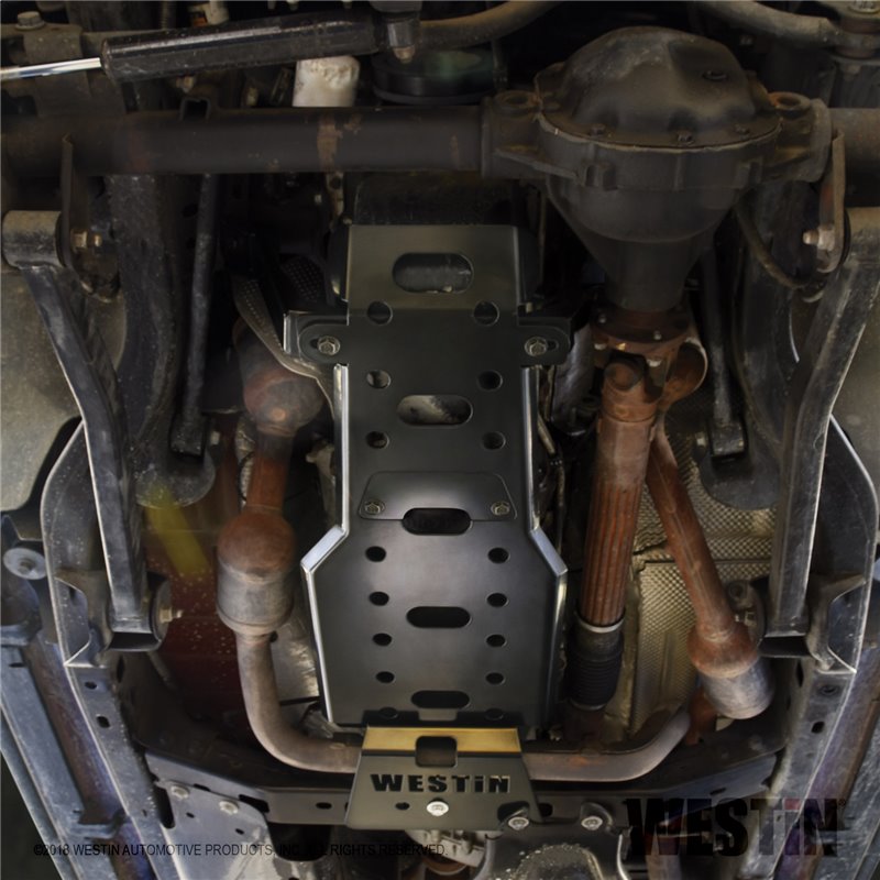Westin Automotive | Oil Pan/Transmission Skid Plate - Wrangler (JK) 3.6L 2012-2018
